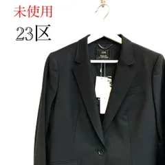 未使用 23区 セレモニー フォーマル セットアップ スーツ  CJKWOCS0052 卒業 卒園 入園 入学 受験  38 ブラック レディース ファッション _218021