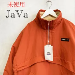 未使用 Java ハーフジップ ボアジャケット リバーシブル jv1070054 M オレンジ レディース ファッション _218021