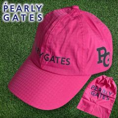 新品】タグ付きPEARLY GATES キャップ マゼンダピンクパーリーゲイツ