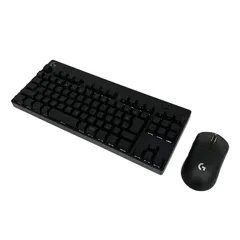 Logicool PRO X SUPERLIGHT MR0106 ワイヤレスゲーミングマウス/Logicool YU0039 G PRO ゲーミングキーボード PC周辺 中古 S11018344