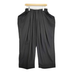 mizuiro-ind サイド ドレープ ワイド パンツ パンツ ブラック レディース ミズイロインド【中古】6-0303G♪