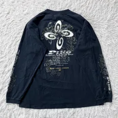y2k ピコ  piko  ロンT  長袖Tシャツ ブラック 平成 背面ビッグロゴ L 古着 3998