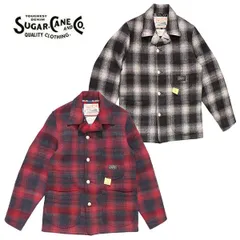 シュガーケーン【SUGAR CANE】SC15843 WOOL JACQUARD WORK COAT ウール ジャカード ワークコート アウター ジャケット 東洋エンタープライズ チェック柄 ネイティブ柄 コットン 日本製のサムネイル