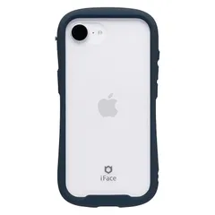 【新品】 iFace Reflection iPhone 17e/16e ケース クリア 強化ガラス(ネイビー)【アイフェイス iphone17e iphone16e ケース アイフォン17e アイフォン16e カバー スマホケース 透明 黄変防止 耐衝撃 1