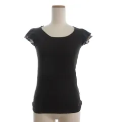 バーバリーブルーレーベル BURBERRY BLUE LABEL ニットブラウス カットソー 半袖 チェック 茶 ブラウン 38