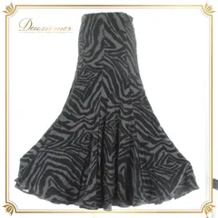 社交ダンス 衣装 スタンダード スカート レッスンウェア レディース Kanae Dance ブラック系 フォーマル 黒 透け感 練習着 上品 社交ダンス用スカート フレアスカート 練習用 上下長さ84cm ウエストのゴム 伸縮性 本格的 ホームパーティー