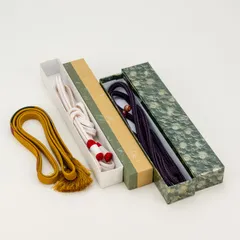 【美品】和装小物 帯締め 3点セット 正絹 金/白/紫 着物 振袖 訪問着