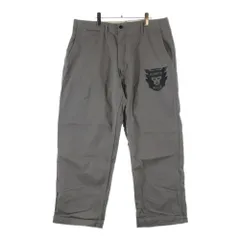 HUMAN MADE (ヒューマンメイド) 22SS Military Chino Pants ロゴエンブロイダリー ミリタリー チノパンツ カーゴパンツ グレーのサムネイル