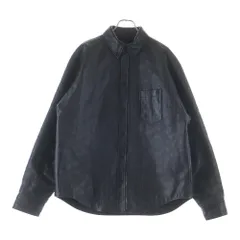 BALENCIAGA (バレンシアガ) BB Monogram Leather Jacket BBモノグラムレザージャケット ブラック 704420 TMS16 1000のサムネイル