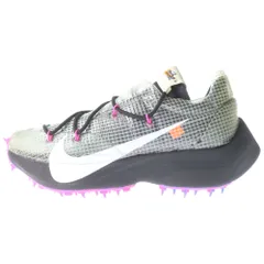 NIKE (ナイキ) ×OFF-WHITE WMNS Vapor Street Black ウィメンズ ヴェイパーストリートブラック ローカットスニーカー ブラック US7/24cm CD8178-001