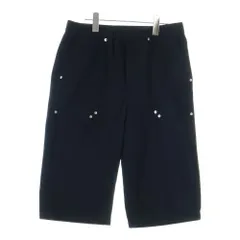 NO BRAND (ノーブランド) MISSING MANIC ミッシングマニック 七分丈ダブルニー スラックパンツ ブラック