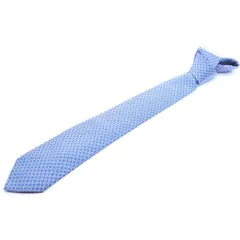 HERMES (エルメス) シェーヌダンクル柄シルクネクタイ 65924IT ネイビー/ピンク