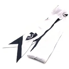 BURBERRY (バーバリー) モノグラムモチーフ シルクスカーフ ホワイト/ブラック 8098995のサムネイル
