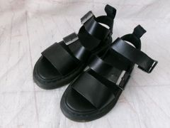 【中古】Dr.Martens ﾄﾞｸﾀｰﾏｰﾁﾝ ｸﾞﾘﾌｫﾝ GRYPHON ﾚｻﾞｰｽﾄﾗｯﾌﾟｻﾝﾀﾞﾙ ﾌﾞﾗｯｸ UK3 991861712