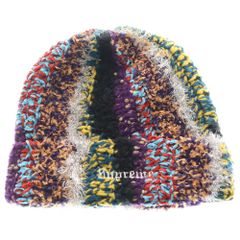 Supreme マルチカラー ニット帽 - メルカリ