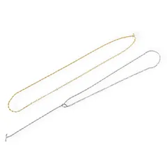 【新品未使用】2WAY マンテル チェーンネックレス