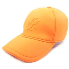 HERMES (エルメス) CAP ネオバン アトランティック ロゴ刺繍キャップ 帽子 オレンジのサムネイル