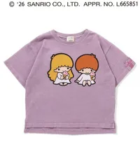 サンリオキャラクターズ4色4柄フェードTシャツ　パープル　F.O.KIDS　R207096　リトルツインスターズ