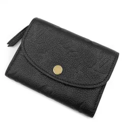 【未使用・保管品】ルイ ヴィトン LOUIS VUITTON ポルトモネ ロザリ 二つ折り財布 コインケース モノグラム アンプラント 黒 M81455 箱付