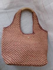 イタリア製 Marico for FURLA フルラ 編み込みリボンバッグBAG - メルカリ