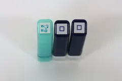 【新品未開封】こどものかお◇浸透印セット　四角(小)×2+スヌーピーワンポイント：病院