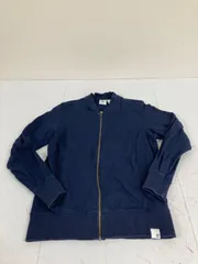 送料無料★adidas アディダス★ジップアップジャケット　スウェットジャケット★Mサイズ★ネイビー　#80317sj147