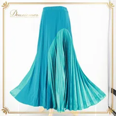 社交ダンス 衣装 スカート グリーン系 チャコットロイヤルダンス Chacott ROYAL DANCE 緑 プリーツ 上品 伸縮 ストレッチ 練習 レッスン パーティー かわいい ダンス衣装 イベント ステージ 光沢