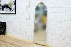 GMGK321◯ウォールミラー 姿見 全身鏡 スタンドミラー 鏡 インテリア アンティーク ヨーロピアン エレガント