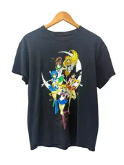 古着アニメ 美少女戦士セーラームーン 東映アニメーション 海外オフィシャル Tシャツ Ｓ ブラック ウィメンズ/199