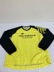 送料無料★new balance ニューバランス★ピステ ナイロントレーナー★フットボールウェア★Mサイズ★イエロー 黄色 #80317sj147