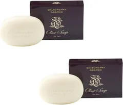 シャボン玉石けん オーガニックシリーズ オリーブソープ 2個セット 泡立てネット付き