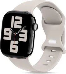 286L1251 Apple Watchバンド シリコン素材 スターライト
