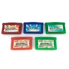 05w18911T 【GBA】ゲームボーイアドバンス ソフトのみ 「ポケットモンスター(ルビー/サファイア/エメラルド/ファイアレッド/リーフグリーン)」5本セット ＊起動のみ確認済み＊ 【中古品】
