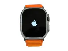 Apple (アップル) Apple Watch Ultra GPS+Cellularモデル 49mm アップルウォッチウルトラ MNHH3J/A チタニウムケース×オレンジアルパインループ 家電/199