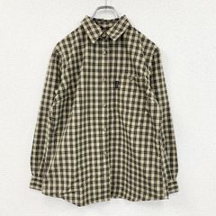古着 used Columbia コロンビア 長袖シャツ/ボタンシャツ チェック柄 ベージュ Lサイズ