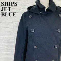 SHIPS JET BLUE シップスジェットブルー ピーコート 黒 S 0263Kのサムネイル