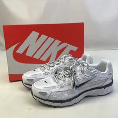 01w-6197 ナイキ NIKE  28.0cm UK9 EU44 P-6000 ホワイト CD6404-107 wht blk metallic silver ホワイト ブラック メタリックシルバー  靴  【中古品】