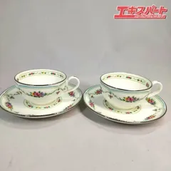 Noritake ノリタケ　小花柄　ペアカップ＆ソーサー　湘南台店