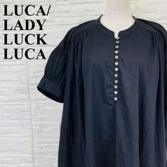 LUCA/LADY LUCK LUCA半袖ブラウス ブラック Fサイズ 透け感 - メルカリ