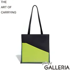 THE ART OF CARRYING トートバッグ メンズ レディース ジアートオブキャリング スリム ノンステッチ 軽量 軽い 防水性 TPU ペーパーバッグ 肩掛け 手持ち A4 PAPER A 225500212 BLACK×YELLOWのサムネイル