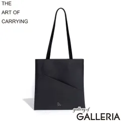 THE ART OF CARRYING トートバッグ メンズ レディース ジアートオブキャリング スリム ノンステッチ 軽量 軽い 防水性 TPU ペーパーバッグ 肩掛け 手持ち A4 PAPER A 225500212 BLACKのサムネイル