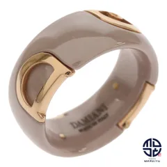 DAMIANI ダミアーニ 750 K18 18金ピンクゴールド ピンクベージュ系 セラミック D.ICON Dアイコン リング 指輪 ジュエリー アクセサリー ブランド 約17号のサムネイル