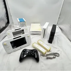 【❗️✨3台まとめ売り✨❗️】Wii白黒＋WiiU32GBセット🎮ソフト＆付属品多数✨任天堂人気機種
