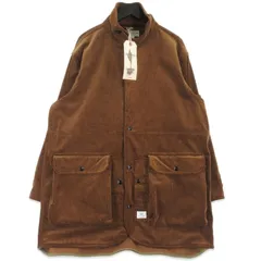 未使用 SASSAFRAS ササフラス カルティベーターコート SF-252262 CULTIVATOR COAT 9W CORDUROY ハーフコート ブラウン S  99000532のサムネイル
