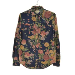 【Denim&SupplyRalphLauren】REGULAR FIT 花柄コーデュロイウエスタン長袖シャツ