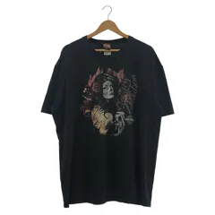 【中古】Harley Davidson 両面プリント Tシャツ 黒 2XL[79]