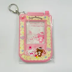 【新品・訳あり】サンリオキャラクターズ　シュガーバニーズ　ガラケー風パスケース（パスホルダー）　Y2K　ホイップデコ　4901770034775　サンスター文具