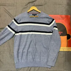 トミーヒルフィガー ニット Tシャツ XXL (ng18)