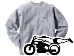 リバース縫製 サイドリブ スピードアディクト SWEAT GRAY × BLACK/グレービンテージスウェットチャンピオントリコタグランタグ単色タグ90s