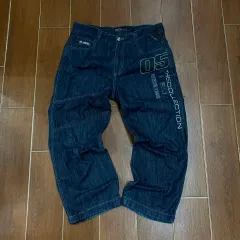 FUBU フブ ブラックデニム デニムパンツ 35(nc17 デニム